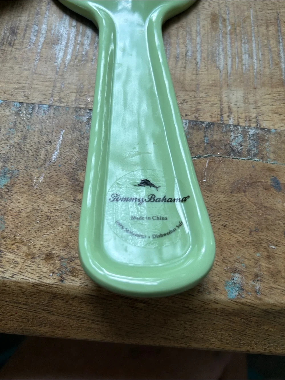 Tommy Bahama Light Green Ceramic Salad Servers